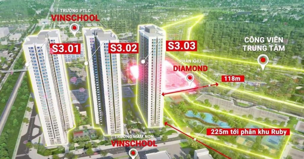 Hình ảnh toàn cảnh tòa S301 Vinhomes Smart City