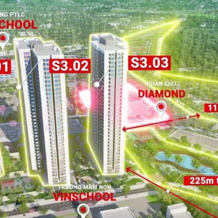 S3 01 Vinhomes Smart City: Mặt bằng nét, tiện ích T12/2025