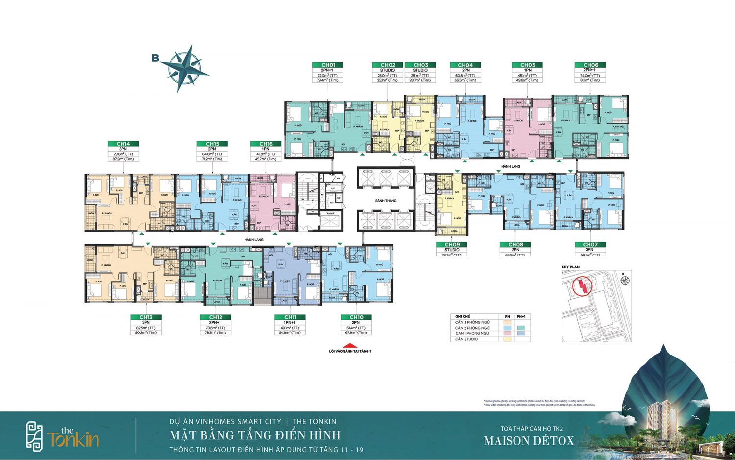 The Tonkin Smart City Chuyển nhượng T10/2025 14 Mặt bằng Tòa TK2